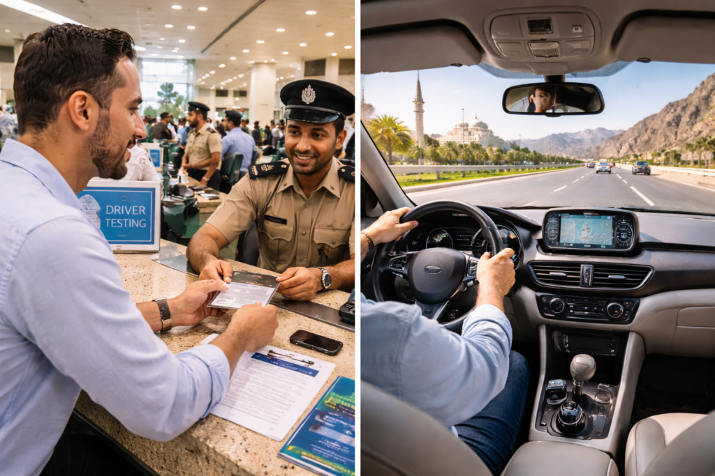 Documents and steps involved in getting a driving licence in Oman