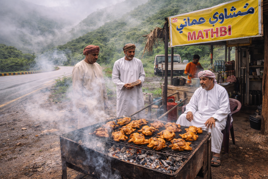 Budget mathbi stall Salalah Khareef