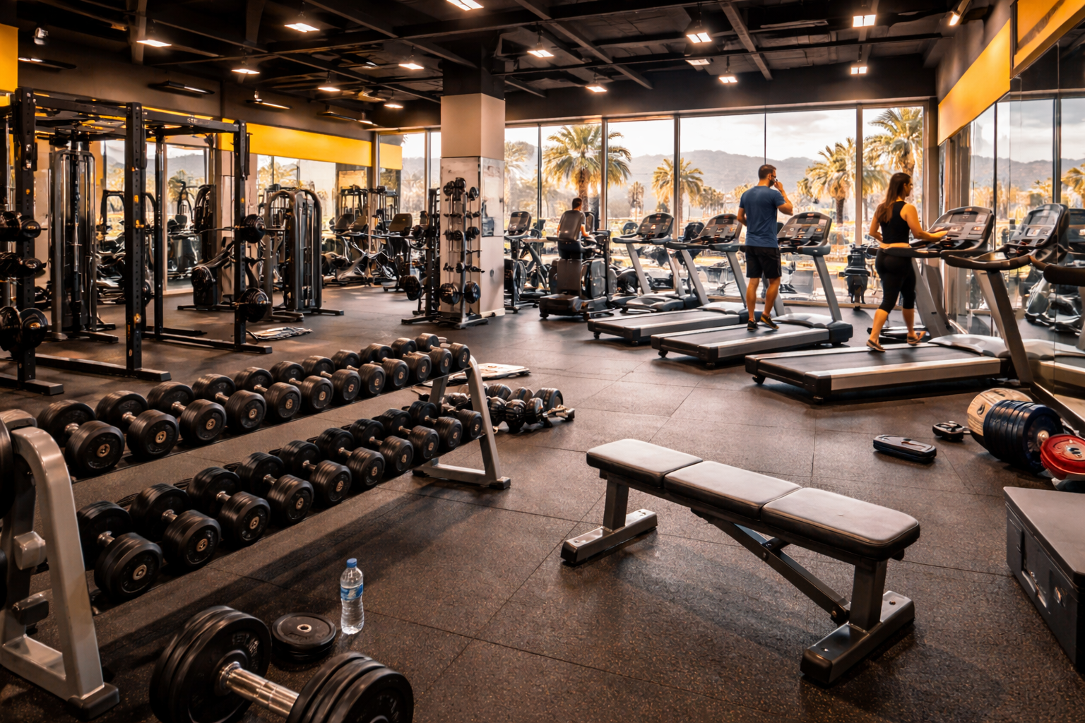 Gym interior in Muscat
