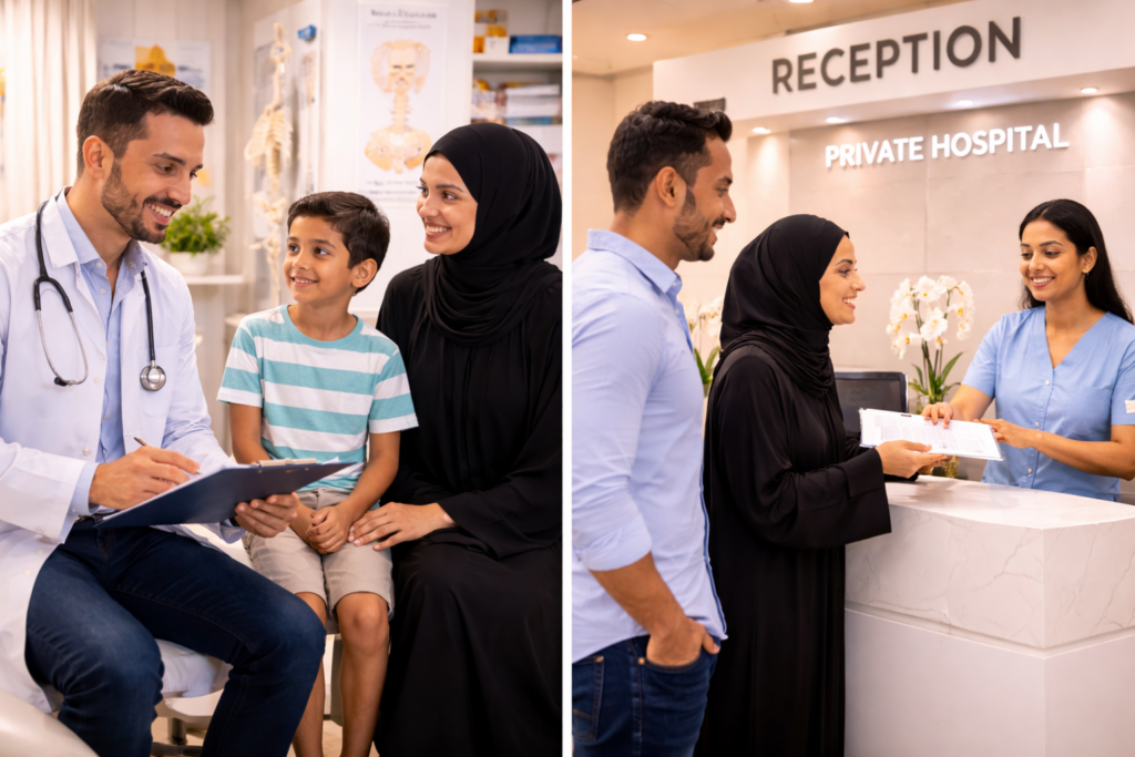 Private hospital in Muscat