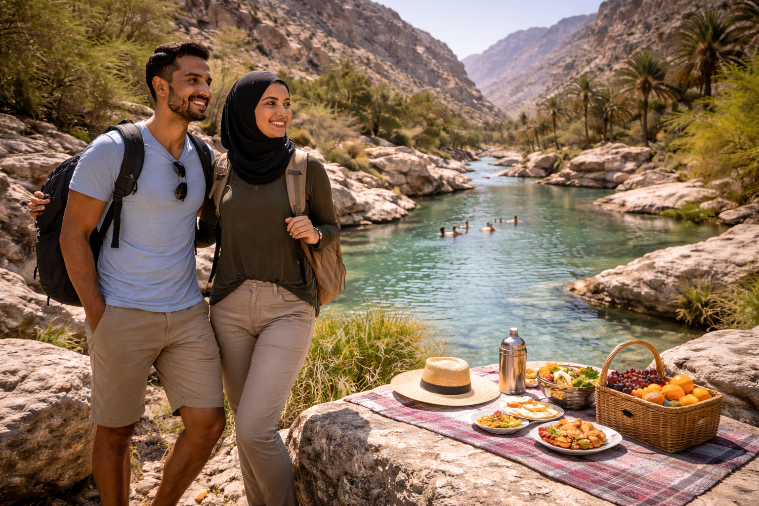 Coastal weekend drive near Muscat