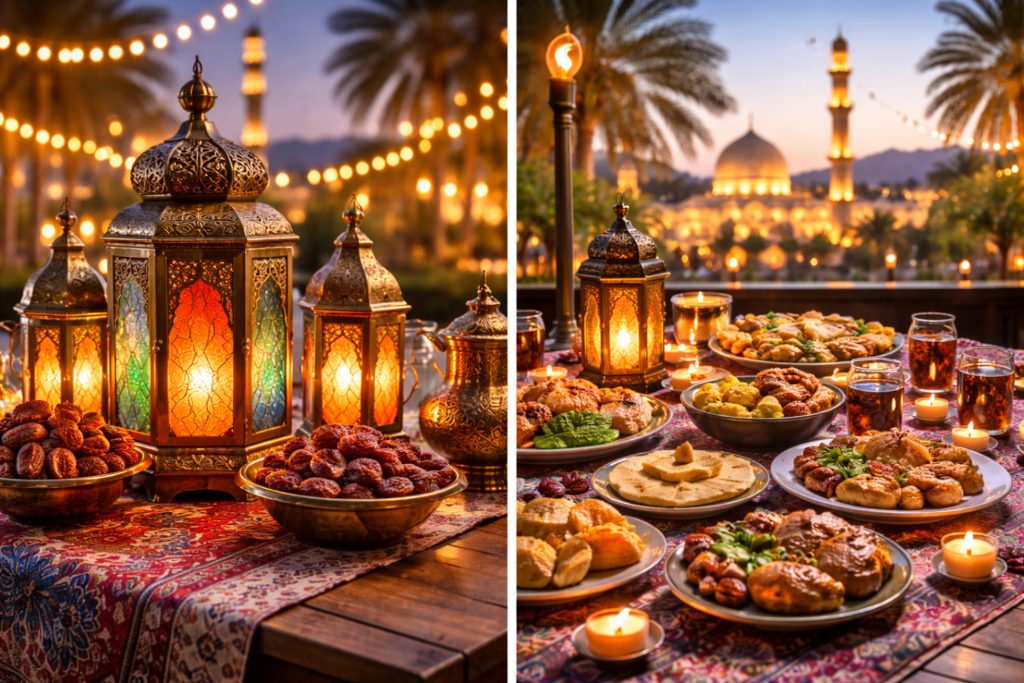 Evening atmosphere in Muscat during Ramadan