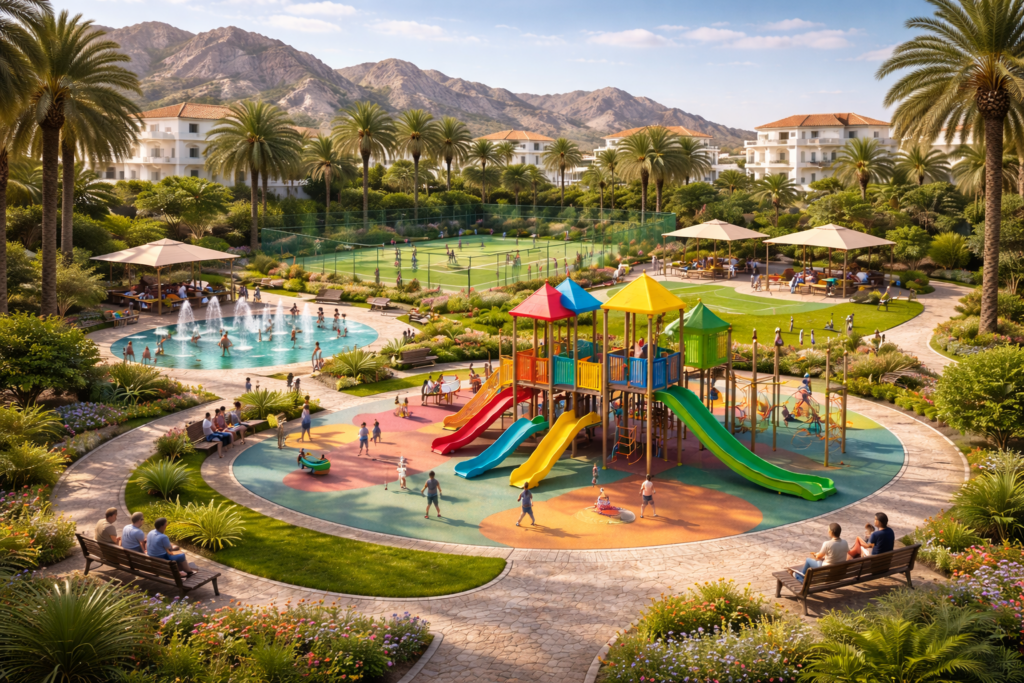 Looking for the best family-friendly area in Muscat? Compare neighbourhoods by schools, compounds, commute, parks, daily convenience and overall feel.
